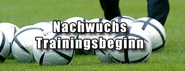 Trainingsbeginn