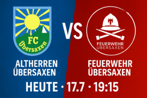 Freundschaftsspiel AH Übersaxen vs. Feuerwehr Übersaxen